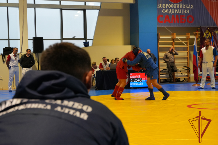 В Кузбассе прошел Чемпионат Сибирского ордена Жукова округа Росгвардии по самбо и боевому самбо