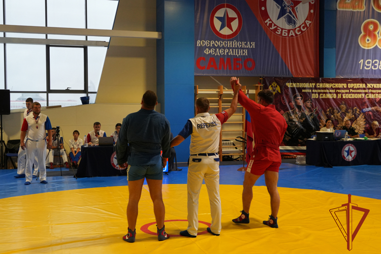 В Кузбассе прошел Чемпионат Сибирского ордена Жукова округа Росгвардии по самбо и боевому самбо