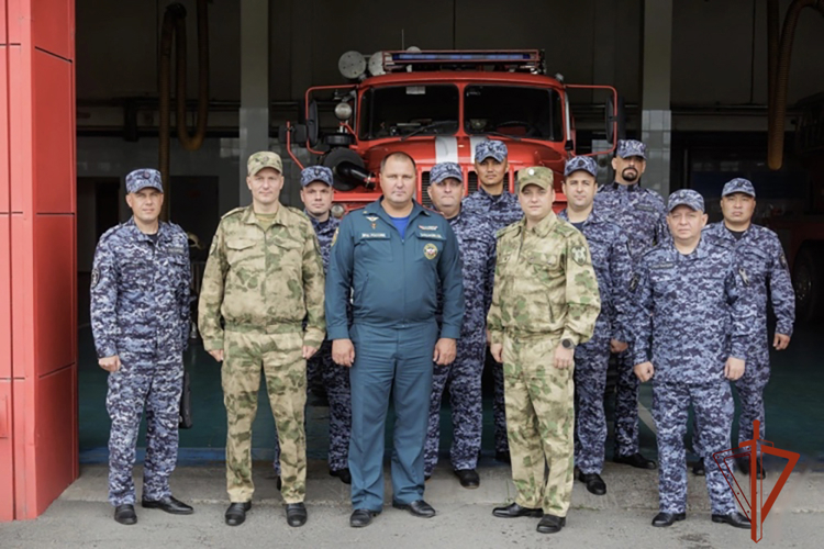 Начальник инспекции пожарной безопасности кузбасского управления Росгвардии принял участие в окружном сборе