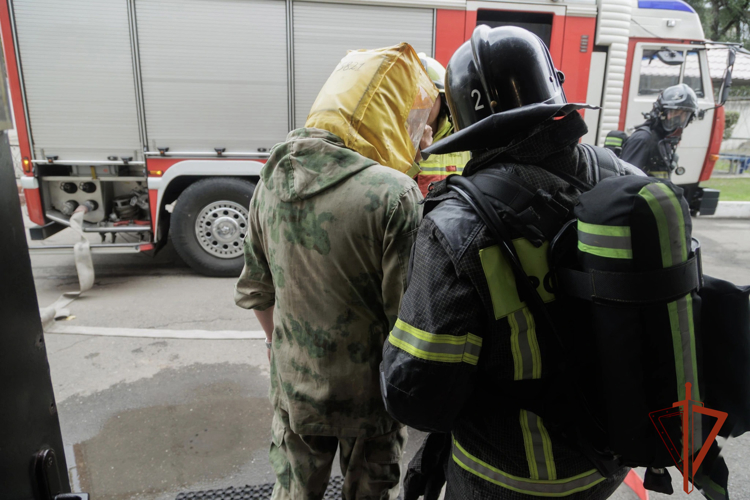 Начальник инспекции пожарной безопасности кузбасского управления Росгвардии принял участие в окружном сборе