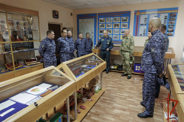 Начальник инспекции пожарной безопасности кузбасского управления Росгвардии принял участие в окружном сборе