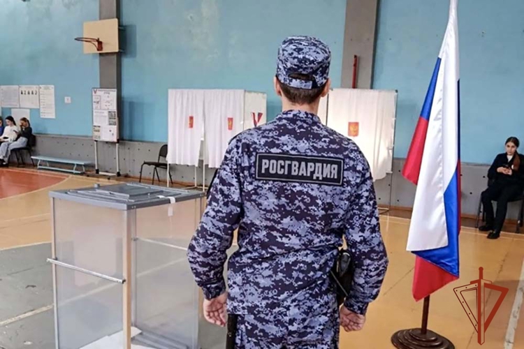 Росгвардейцы выполнили задачи по обеспечению правопорядка в период голосования на территории Кузбасса