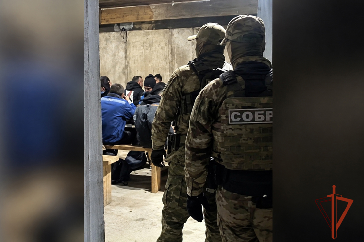 При поддержке спецназа Росгвардии прошли проверки по соблюдению миграционного законодательства на строительных объектах в Шерегеше (ВИДЕО)