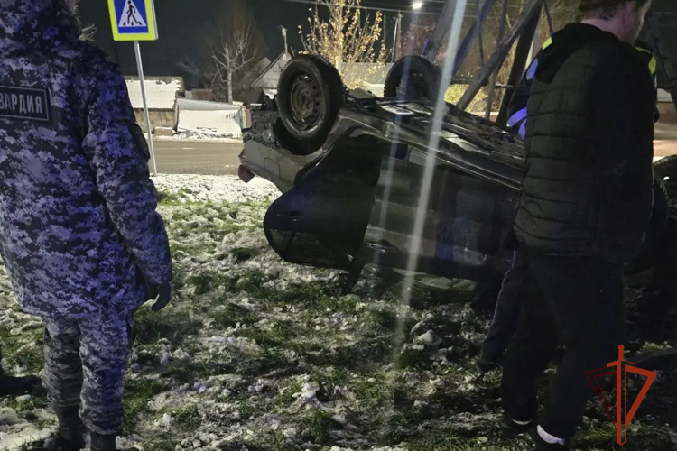 Росгвардейцы задержали пытавшегося скрыться водителя после ДТП в Белове (ФОТО)